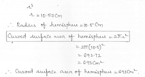RD Sharma Class 10 Solutions Surface areas and Volumes Ex 16.1 Q45_ii