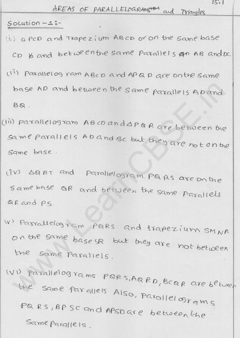 RD Sharma Class 9 solutions Chapter 15