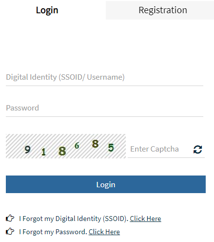 Rajasthan Single Sign On Login Details
