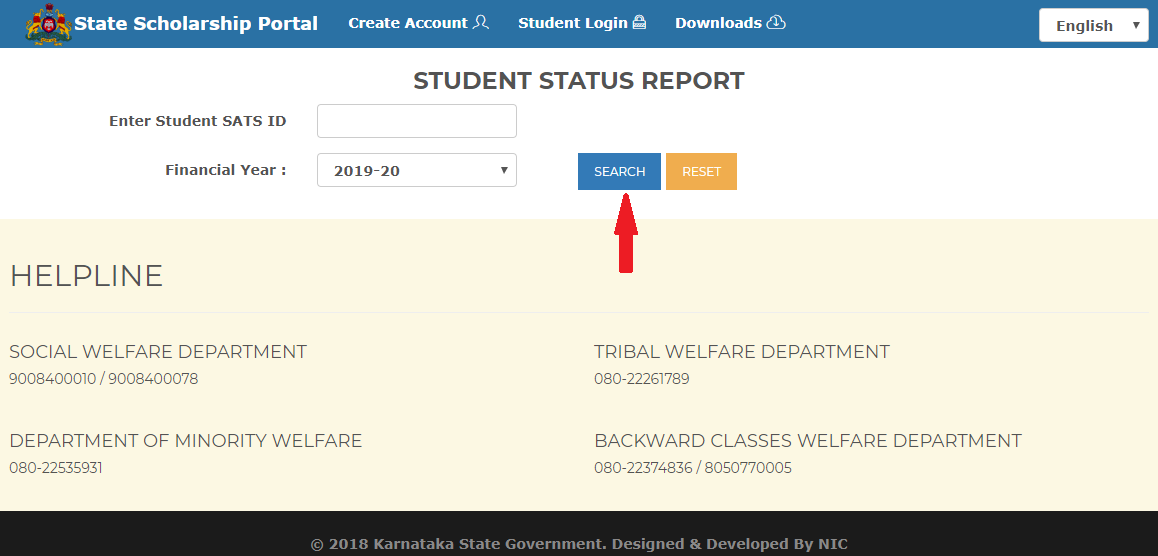 SSP Scholarship Status