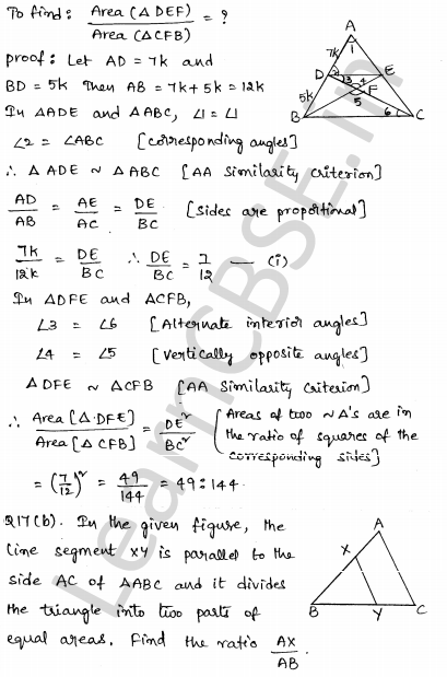 Solved CBSE Sample Papers for Class 10 Maths Set 2 12