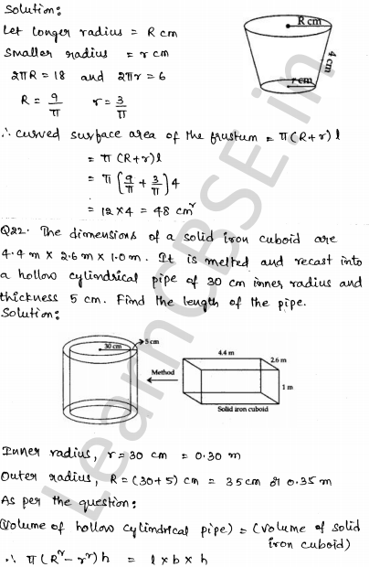 Solved CBSE Sample Papers for Class 10 Maths Set 2 16