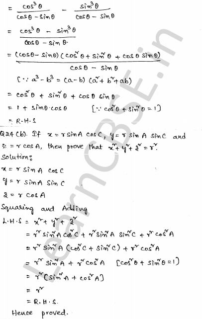 Solved CBSE Sample Papers for Class 10 Maths Set 2 19