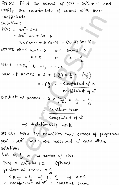 Solved CBSE Sample Papers for Class 10 Maths Set 2 4