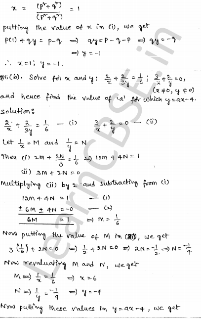 Solved CBSE Sample Papers for Class 10 Maths Set 3 1.10
