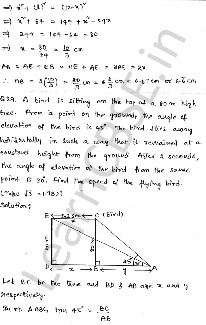 Solved CBSE Sample Papers for Class 10 Maths Set 3 1.27