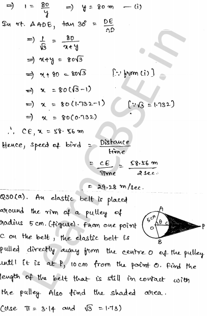 Solved CBSE Sample Papers for Class 10 Maths Set 3 1.28
