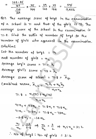 Solved CBSE Sample Papers for Class 10 Maths Set 5 1.11