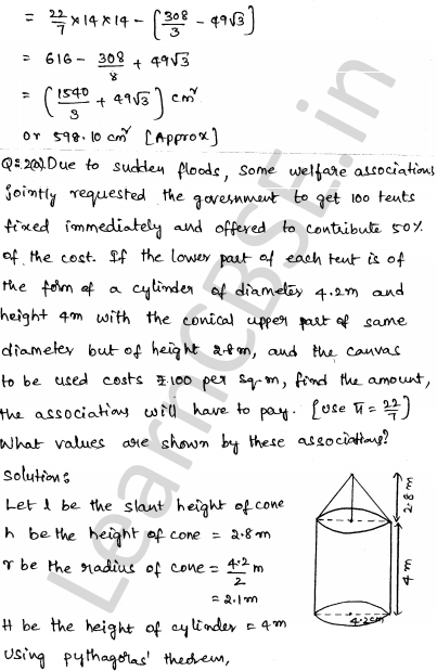 Solved CBSE Sample Papers for Class 10 Maths Set 6 1.18