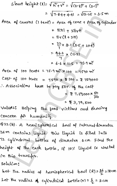 Solved CBSE Sample Papers for Class 10 Maths Set 6 1.19