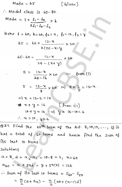 Solved CBSE Sample Papers for Class 10 Maths Set 6 1.25
