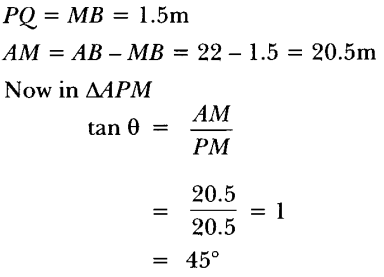 Some Applications of Trigonometry Q 2