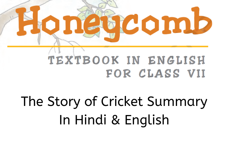 The-Story-of-Cricket-Summary-Class-7-English