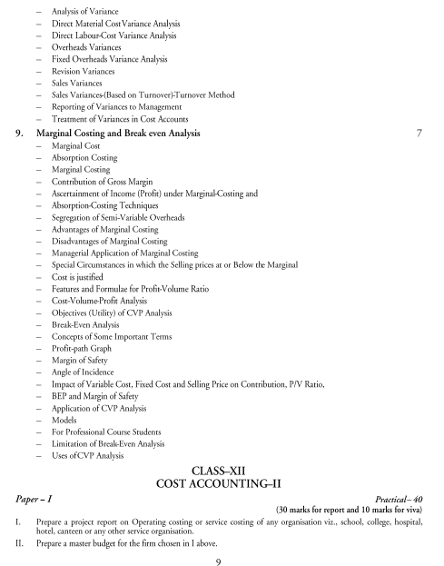  Accountancy and Taxation Syllabus 