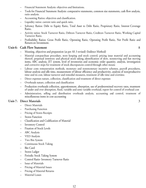  Accountancy and Taxation Syllabus 