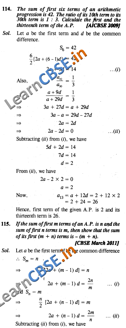 NCERT Solutions for Class 10 Maths Chapter 05