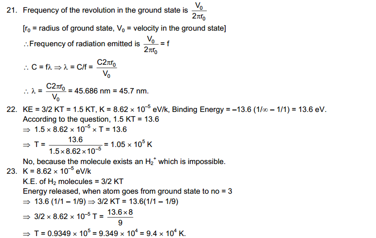 Bohr's Theory and Physics of Atom hc verma solutions ebook
