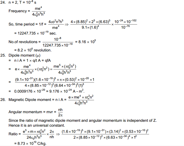 Bohr's Theory and Physics of Atom hc verma solutions ebook