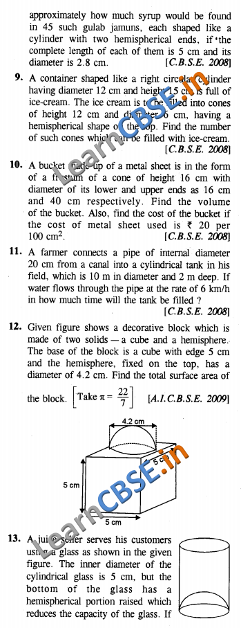 NCERT Solutions for Class 10 Maths Chapter 13