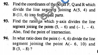 NCERT CCE Summative Assessment Class 10 Maths Coordinate Geometry LAQ