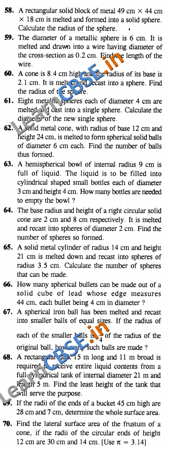  NCERT Solutions for Class 10 Maths Chapter 13 