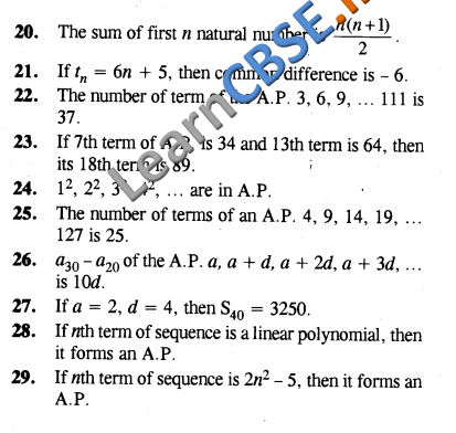 NCERT Solutions for Class 10 Maths Objective Type Questions And Answers