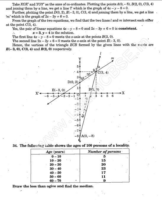 CBSE Sample Papers For Class 10 Maths SA1 Solved Papers