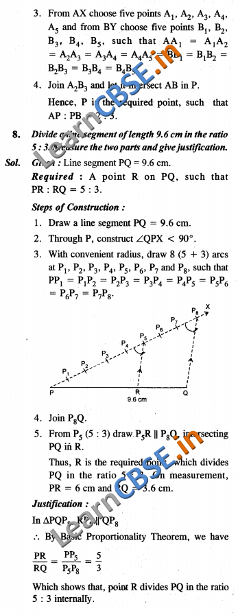  CBSE Class 10 Constructions Solutions SAQ 3 marks 01 