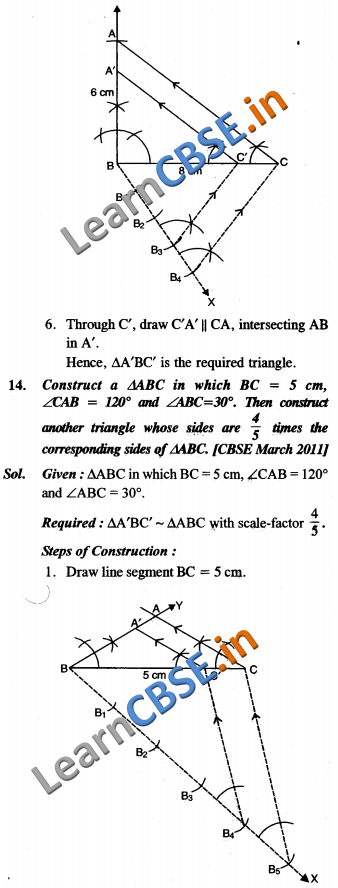  Constructions NCERT Solutions For Class 10 Maths SAQ 3 marks 01 
