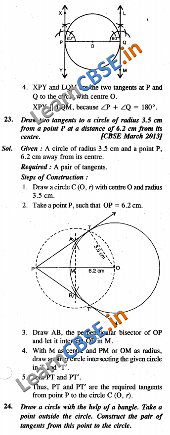  Constructions NCERT Solutions For Class 10 Maths SAQ 01
