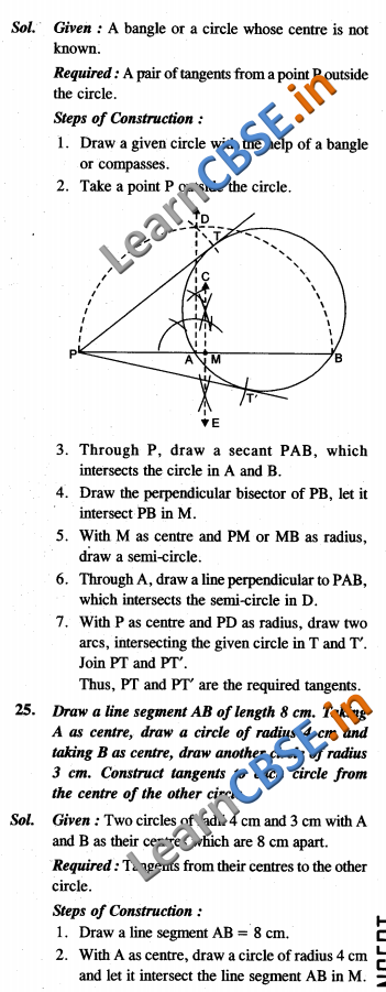  Constructions NCERT Solutions For CBSE Class 10 Maths SAQ 02