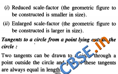 NCERT Solutions for Class 10 Maths Chapter 11 Notes