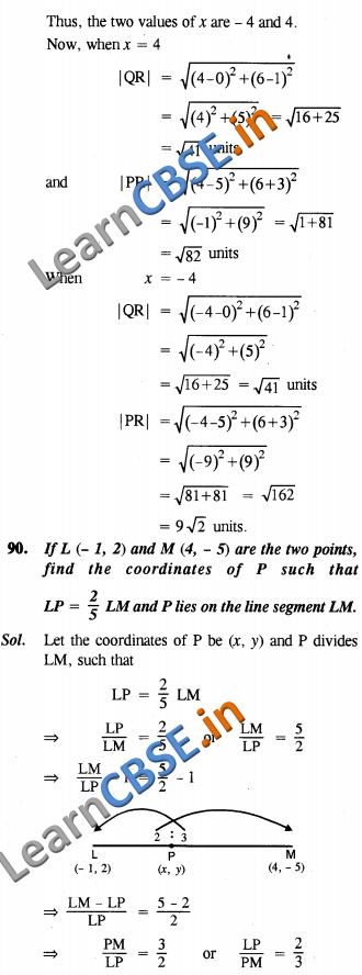 CBSE Class 10 Book Maths LAQ