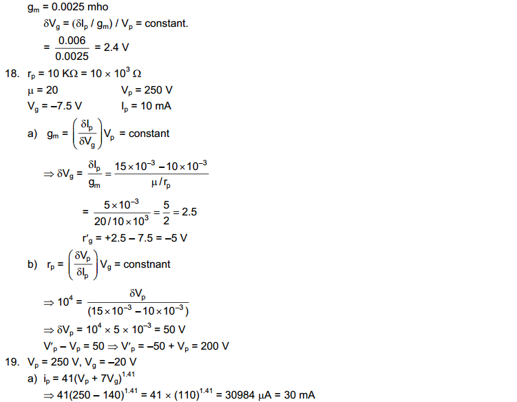 Electric Current Through Gases HC Verma Concepts of Physics Solutions