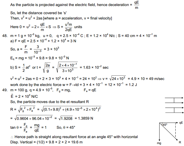 Electric Field and Potential HC Verma Concepts of Physics Solutions-20