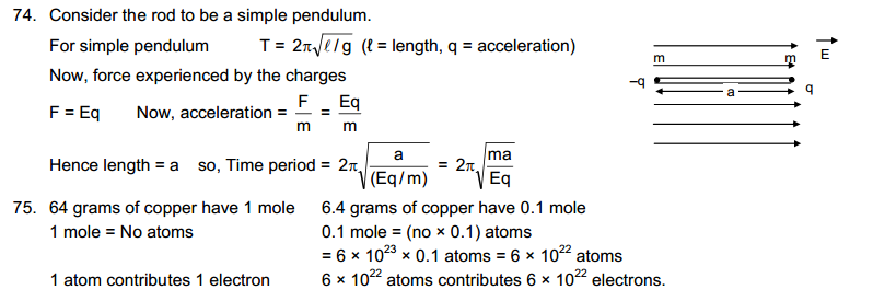 Electric Field and Potential HC Verma Concepts of Physics Solutions-30
