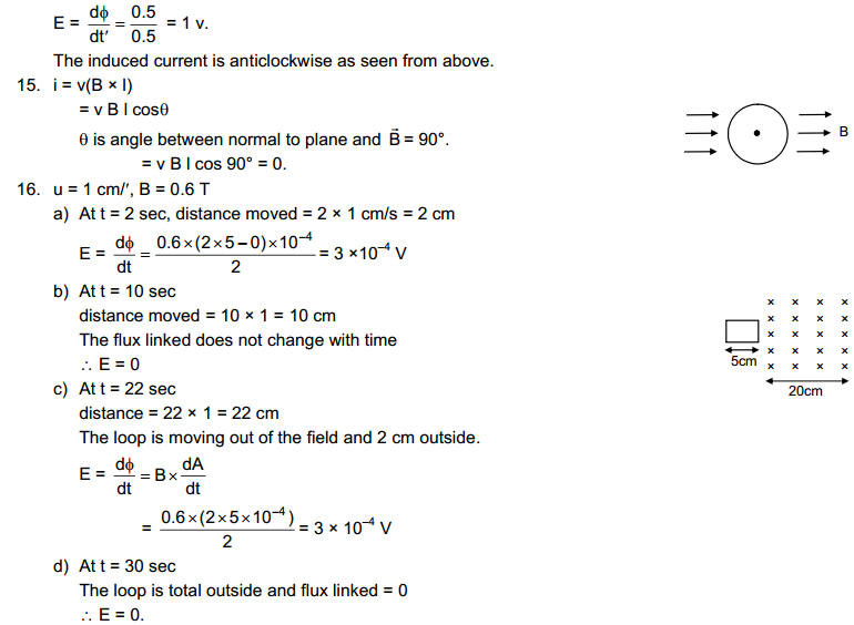 Electromagnetic Induction HC Verma Concepts of Physics Solutions