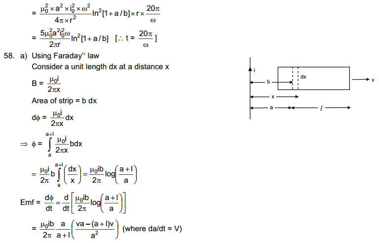 Electromagnetic Induction hc verma short answer solutions pdf