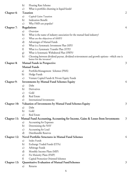 Financial Market Management Syllabus 
