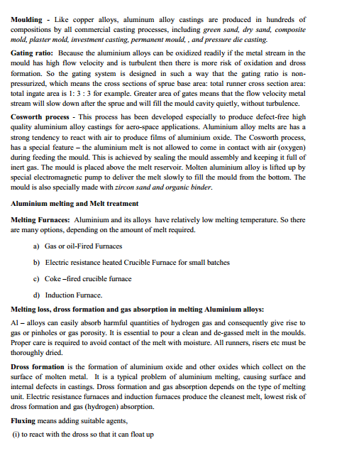  Foundry Technology Syllabus 