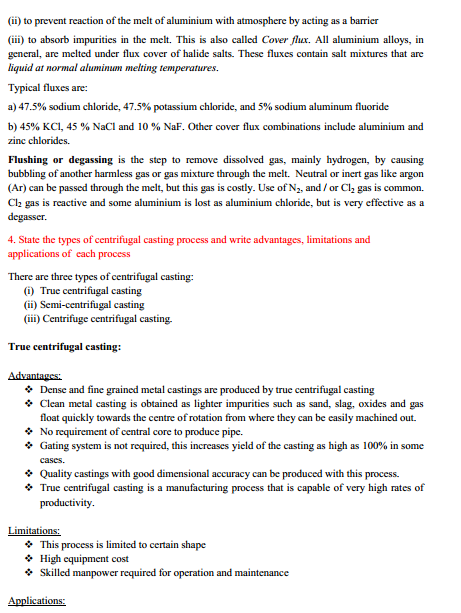  Foundry Technology Syllabus 