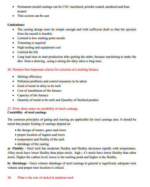  Foundry Technology Syllabus 