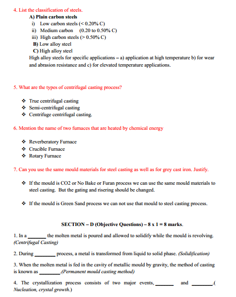  Foundry Technology Syllabus 