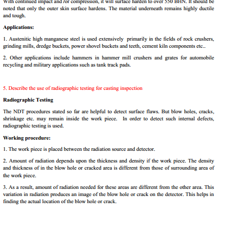  Foundry Technology Syllabus 