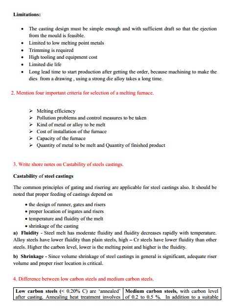  Foundry Technology Syllabus 