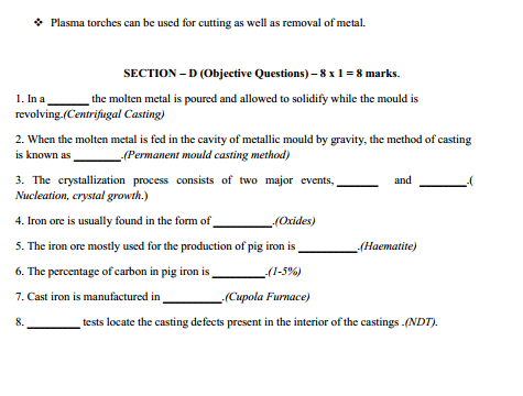  Foundry Technology Syllabus 