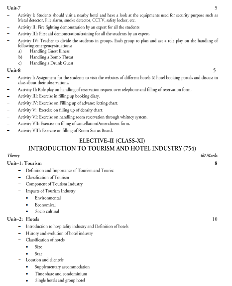  Front Office Management Syllabus 
