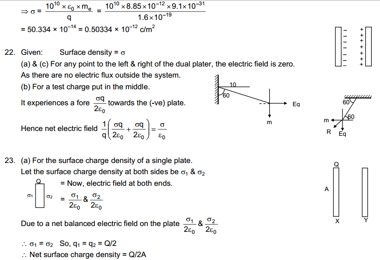 Gauss's law HC Verma Concepts of Physics Solutions