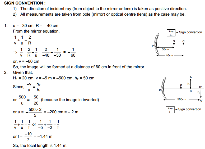 Geometrical Optics HC Verma Concepts of Physics Solutions