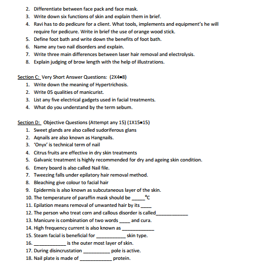  Health and Beauty Studies 
